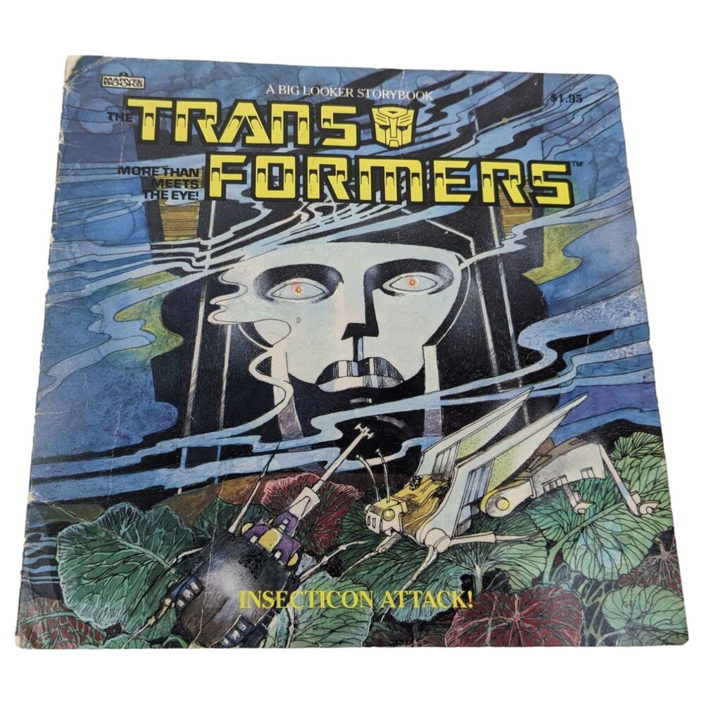 Transformers Insecticon Attack! Storybook Marvel Hasbro